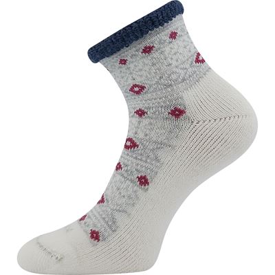 Women's winter wool socks ALESUND ecru