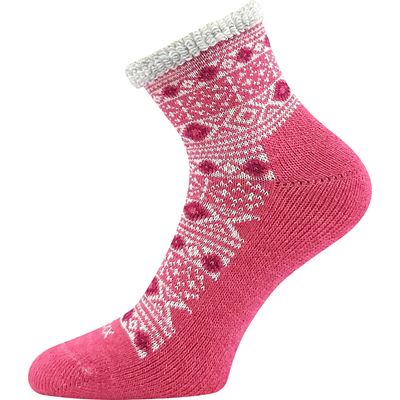 Women's winter wool socks ALESUND pink
