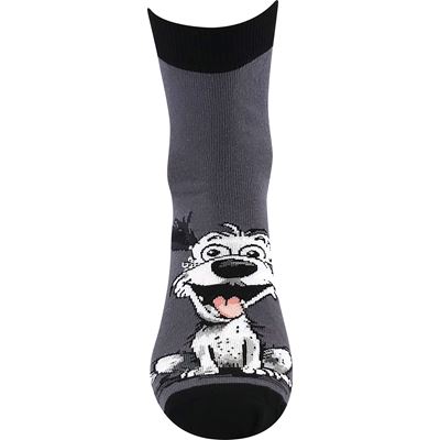 Women's summer socks ALÍK 01 with dogs MIX A (3 pairs)