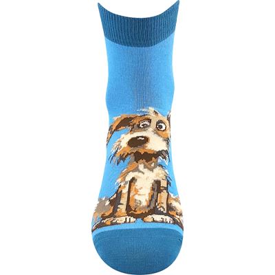 Women's summer socks ALÍK 01 with dogs MIX B (3 pairs)