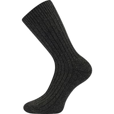 ALJAŠKA anthracite melange winter woollen socks