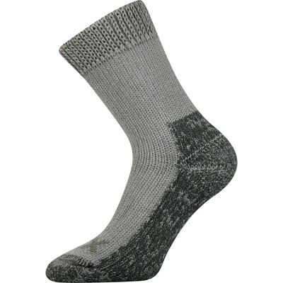 ALPIN winter thermo socks made of merino wool LIGHT GREY