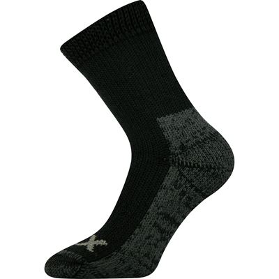 ALPIN winter thermo socks made of merino wool BLACK