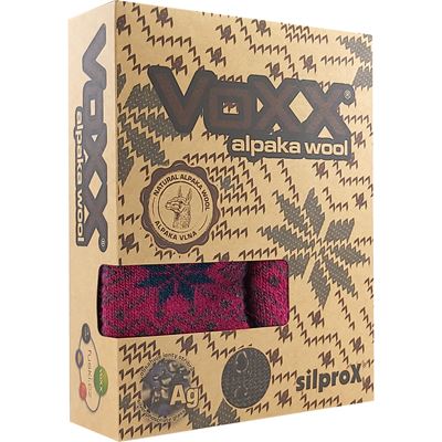 ALTA SET winter socks and knitted mittens made of merino wool and alpaca MAGENTA