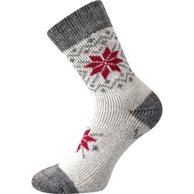 Thick winter socks ALTA made of merino wool and alpaca PATTERN D