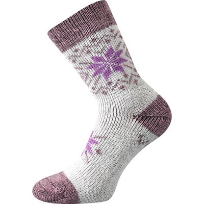 Thick winter socks ALTA made of merino wool and alpaca PATTERN E
