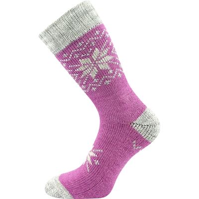 Thick winter socks ALTA made of merino wool and alpaca PATTERN I