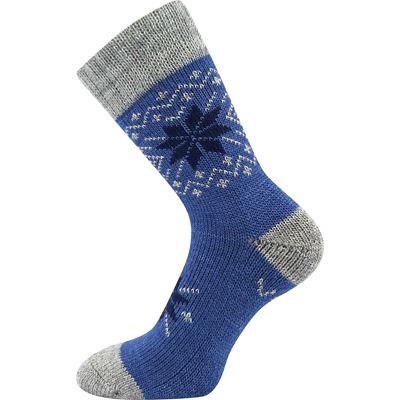 Thick winter socks ALTA made of merino wool and alpaca PATTERN J