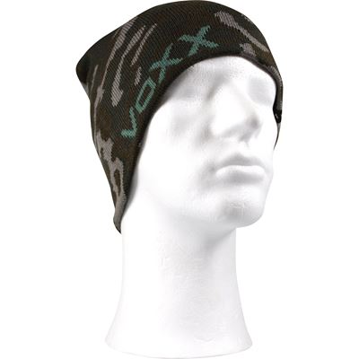 Men's knitted cap AMPERA pattern khaki CAMOUFLAGE