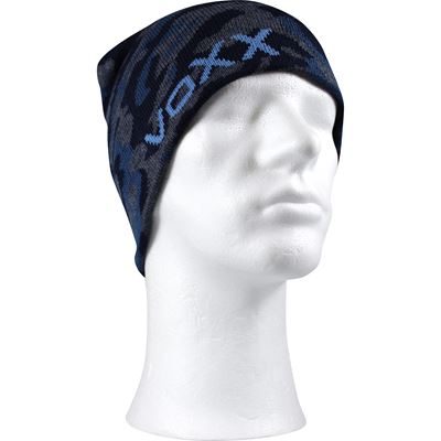 Men's knitted cap AMPERA pattern blue CAMOUFLAGE