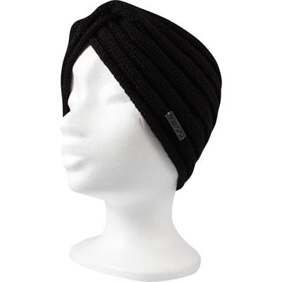 Women's knitted headband ANTARA black