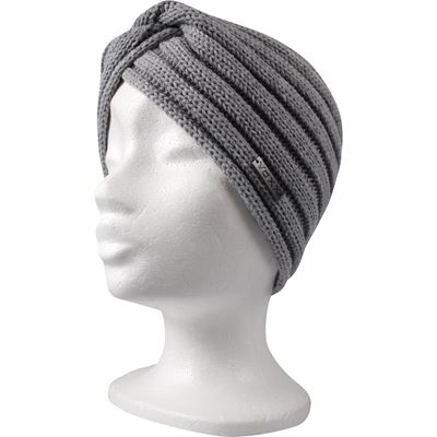 Women's knitted headband ANTARA light grey