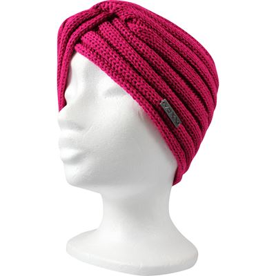 Women's knitted headband ANTARA dark pink