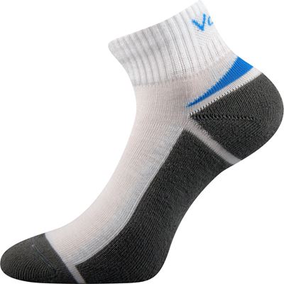 ASTON sports socks with silver ions WHITE