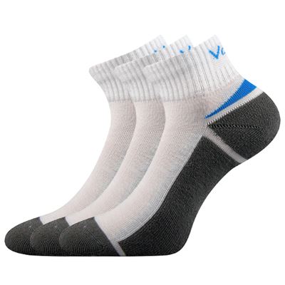 ASTON sports socks with silver ions WHITE