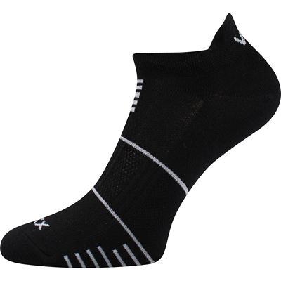 AVENAR black short sports socks