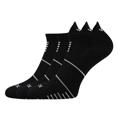 AVENAR black short sports socks