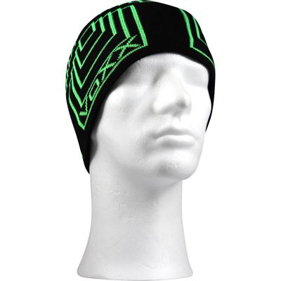 Men's knitted AXOR hat with pom-pom, green