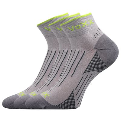 AZUL light grey thin sports socks