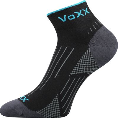AZUL black thin sports socks