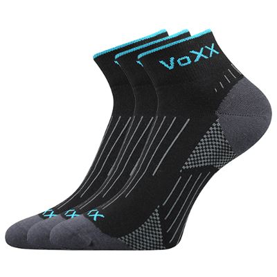 AZUL black thin sports socks