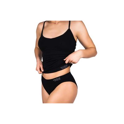 Women's panties BAMBOO SEAMLESS 001 bamboo BLACK (black)