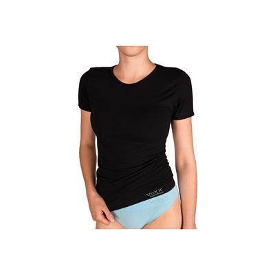 Women's bamboo undershirt BAMBOO SEAMLESS 014 seamless BLACK (black)