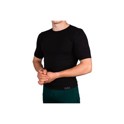 Men's bamboo undershirt BAMBOO SEAMLESS 021 seamless BLACK (black)