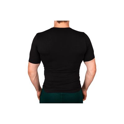 Men's bamboo undershirt BAMBOO SEAMLESS 021 seamless BLACK (black)