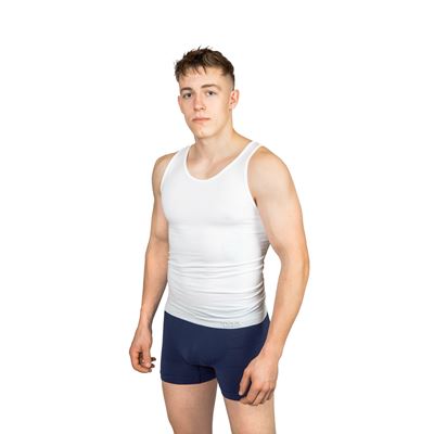 Men's bamboo boxer shorts BAMBOO SEAMLESS 030 seamless NAVY (dark blue)