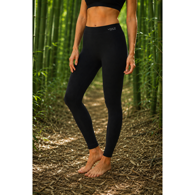 Women's leggings BAMBOO SEAMLESS 040 bamboo BLACK (black)