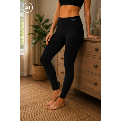 Women's leggings BAMBOO SEAMLESS 040 bamboo BLACK (black)