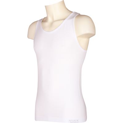 Men's bamboo undershirt BAMBOO SEAMLESS 020 seamless WHITE (white)