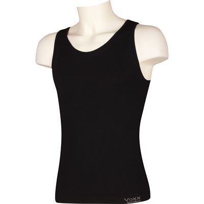 Men's bamboo undershirt BAMBOO SEAMLESS 020 seamless BLACK (black)