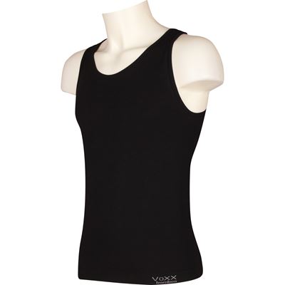 Men's bamboo undershirt BAMBOO SEAMLESS 020 seamless BLACK (black)