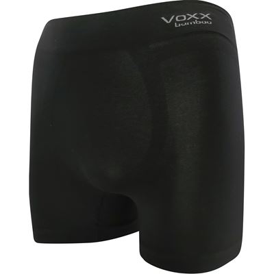 Men's bamboo boxer shorts BAMBOO SEAMLESS 030 seamless BLACK (black)