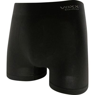 Men's bamboo boxer shorts BAMBOO SEAMLESS 030 seamless BLACK (black)