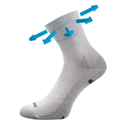 BAERON light grey bamboo sports socks