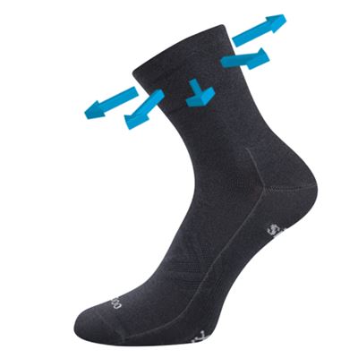 BAERON dark grey bamboo sports socks