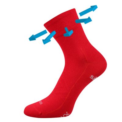BAERON red bamboo sports socks
