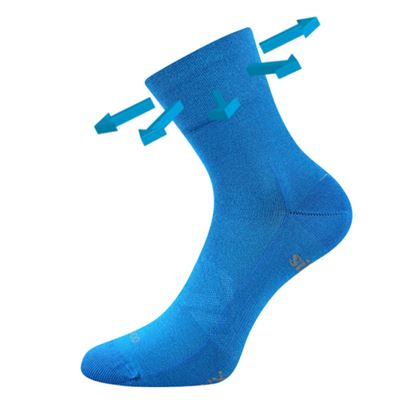 BAERON blue bamboo sports socks