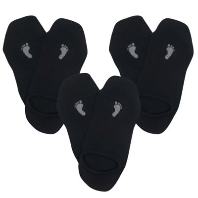 Anatomically shaped socks BAREFOOT SNEAKER invisible BLACK