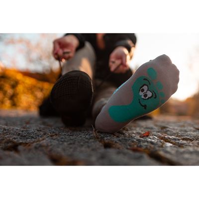 Anatomically shaped socks BAREFOOTAN white