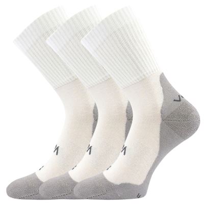 Anatomically shaped socks BAREFOOTAN TERRY white
