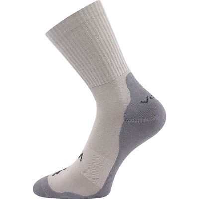 Anatomically shaped socks BAREFOOTAN TERRY light grey