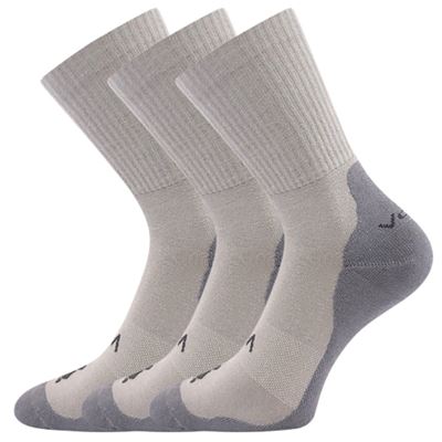 Anatomically shaped socks BAREFOOTAN TERRY light grey
