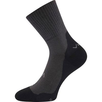 Anatomically shaped socks BAREFOOTAN TERRY dark grey