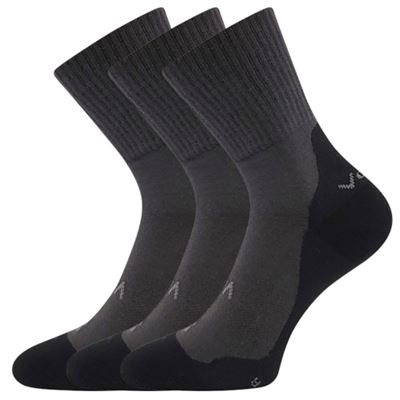 Anatomically shaped socks BAREFOOTAN TERRY dark grey