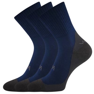Anatomically shaped socks BAREFOOTAN TERRY dark blue
