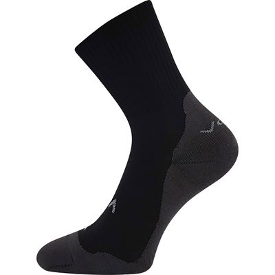 Anatomically shaped socks BAREFOOTAN TERRY black